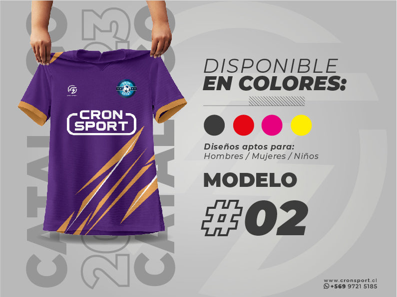 Camiseta Cron Sport modelo 2023-02